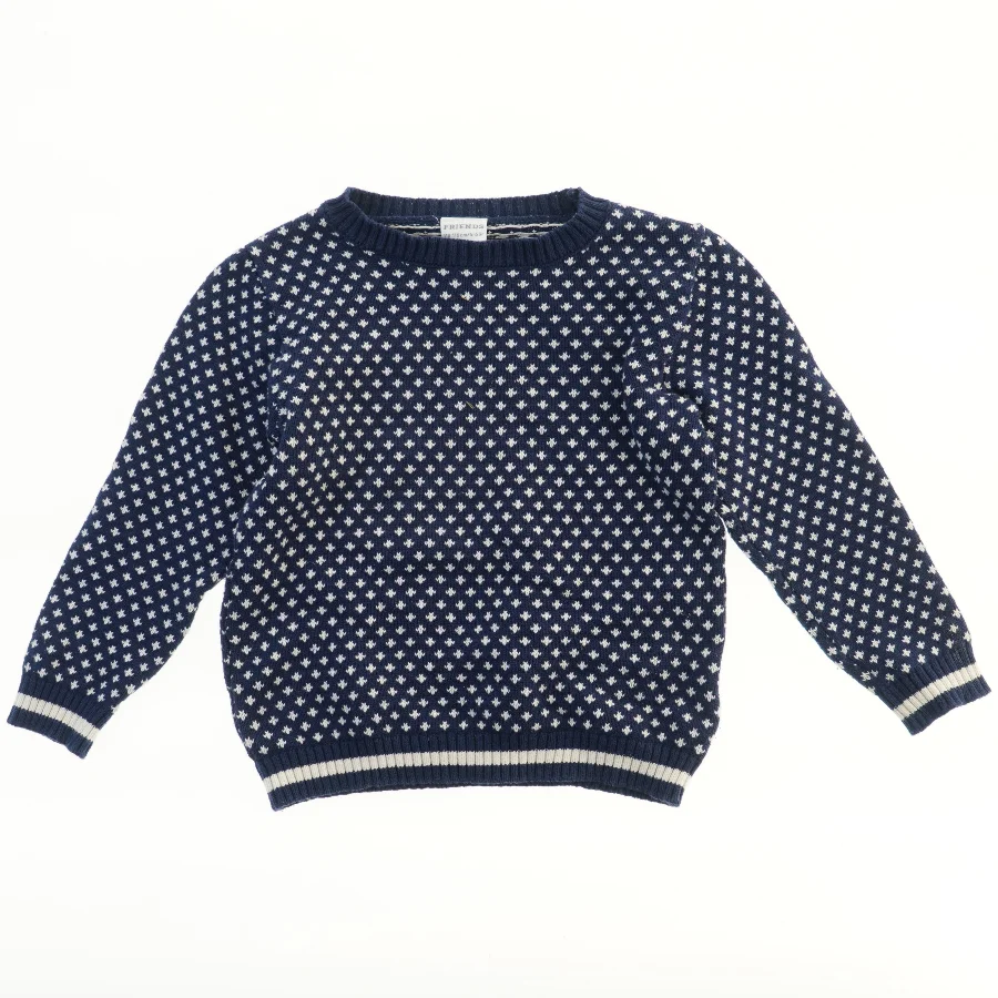 Strikket sweater med mønster fra Friends (str. 116)