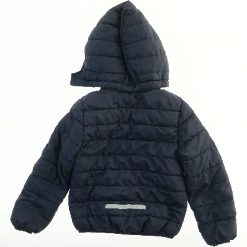 Vinterjakke med hætte fra H&M (str. 128)