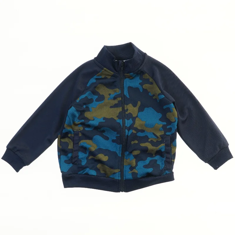 Camouflage jakke til børn (str. 104)