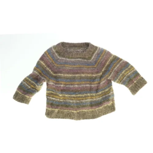 Multifarvet striktrøje (str. Længde, 35 cm. bryst. 30 cm)