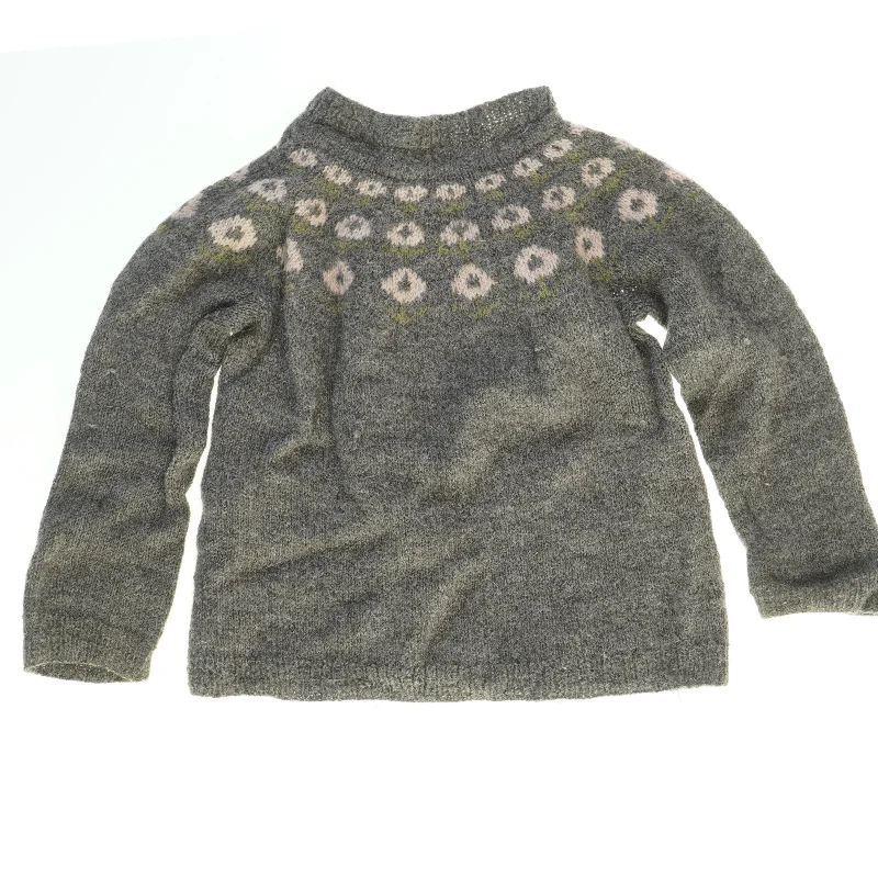 Strikket sweater (str. Bryst, 30 cm. længde. 33. cm)