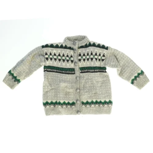 Strikket cardigan (str. Bryst, 30 cm. længde, 33 cm)