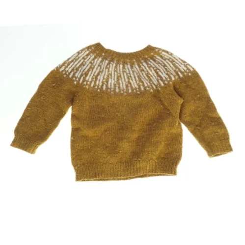 Strikket sweater (str. Længde, 32 cm. bryst, 30 cm)