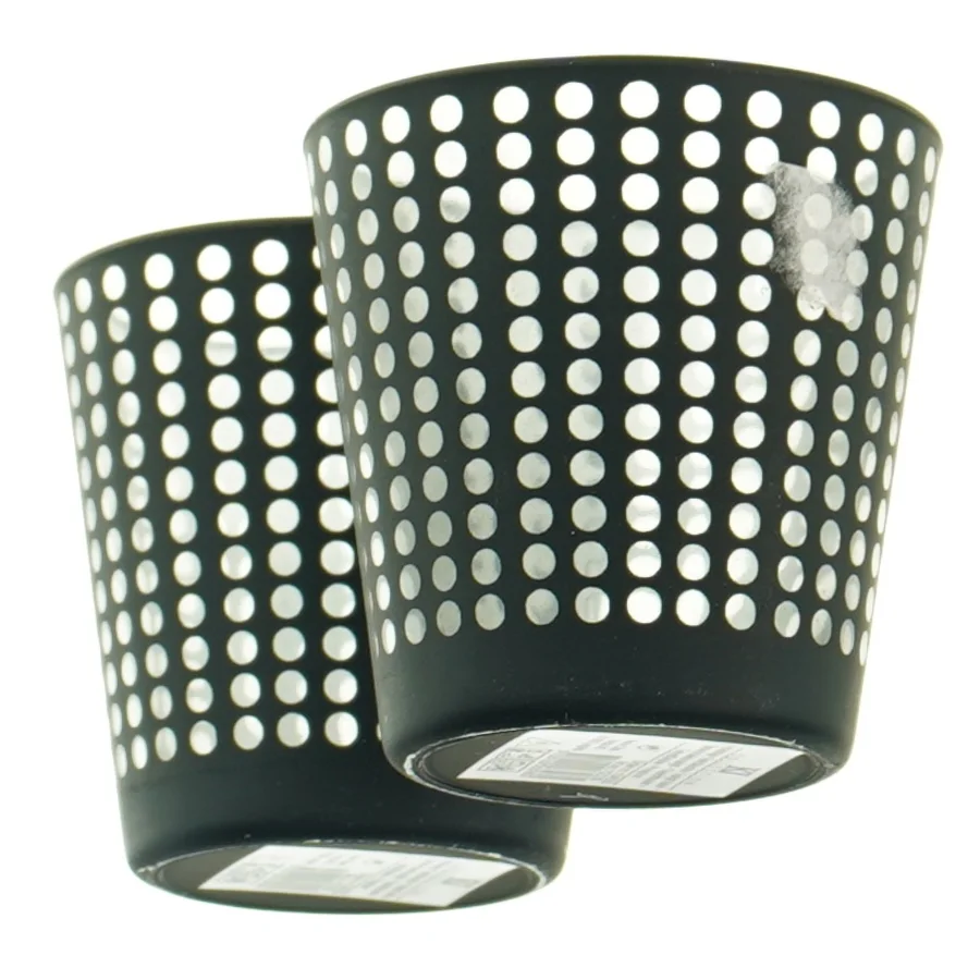 Fyrfadslysestager 2 styks fra KJ Collection (str. 7 x Ø7,5 cm)