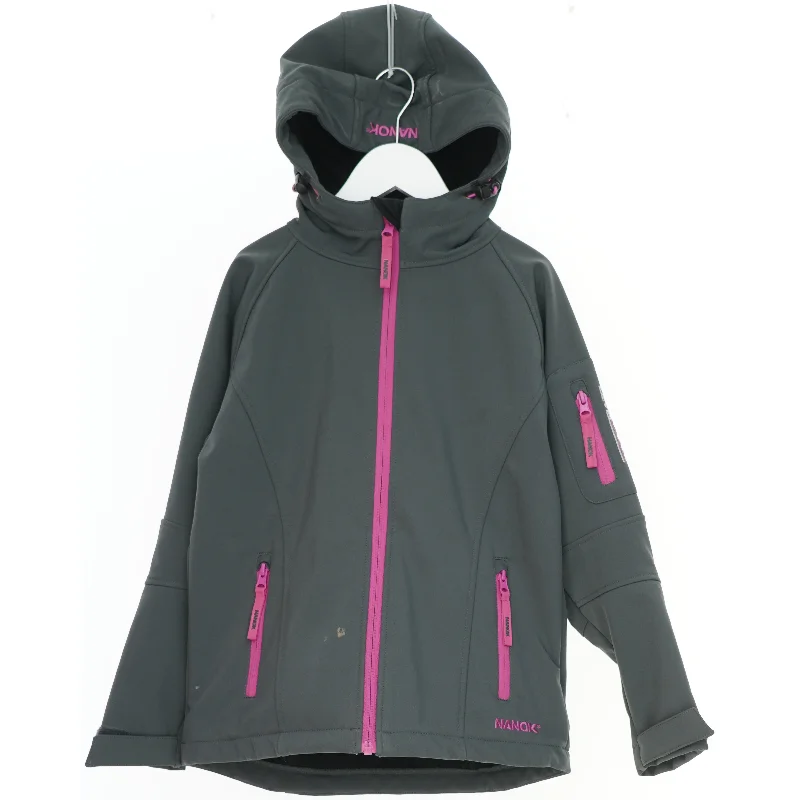 Softshell jakke med hætte fra NANOK (str. 128)