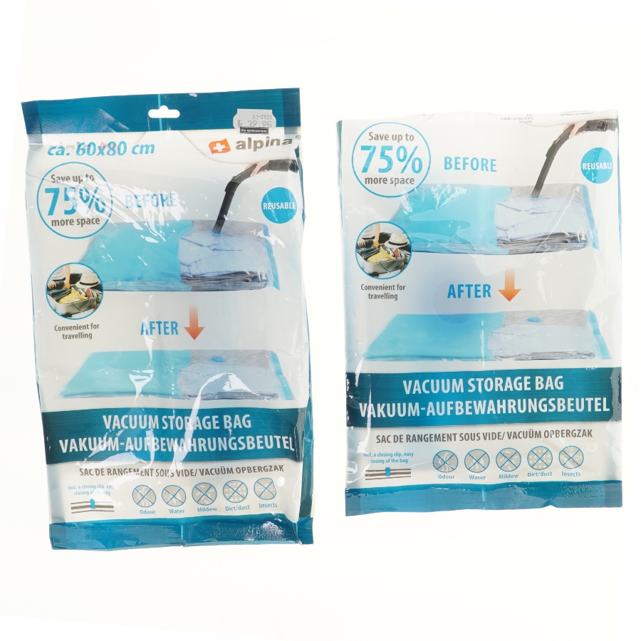 Vakuum opbevaringsposer 60x80 cm fra Alpina (str. 60x80 cm)