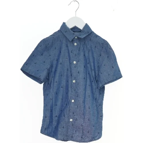 Skjorte med korte ærmer og ankerprint fra Logg (str. 122)