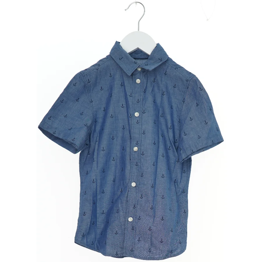 Skjorte med korte ærmer og ankerprint fra Logg (str. 122)