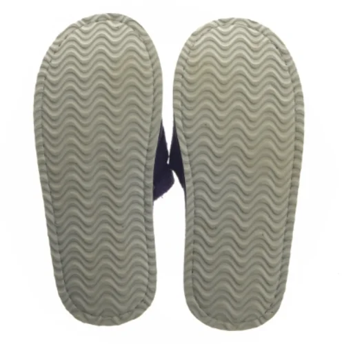 Lilla hjemmesko med gummisål (str. længde 26,5 cm)