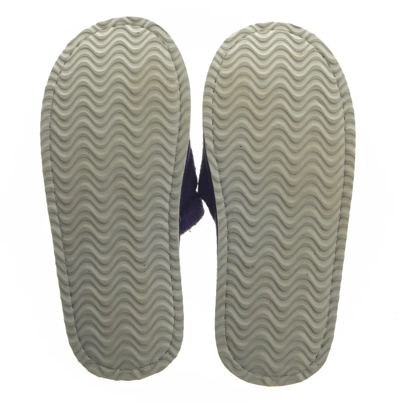 Lilla hjemmesko med gummisål (str. længde 26,5 cm)