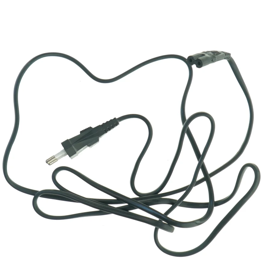 Elektrisk kabel med europæisk stik (str. 185 cm)