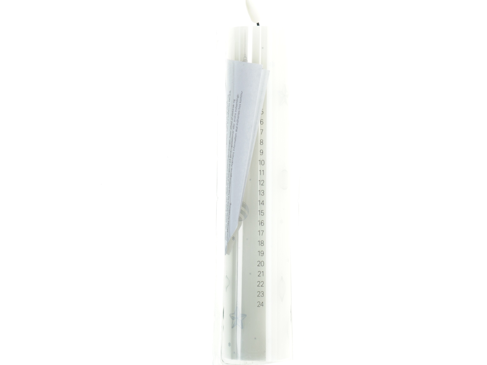Led kalenderlys fra Coop (str. 5x25 cm)