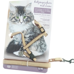 Katte sele fra More (str. Hals omfang, 16-23 cm. brystomfang, 19-30 cm. længde, 120 cm)