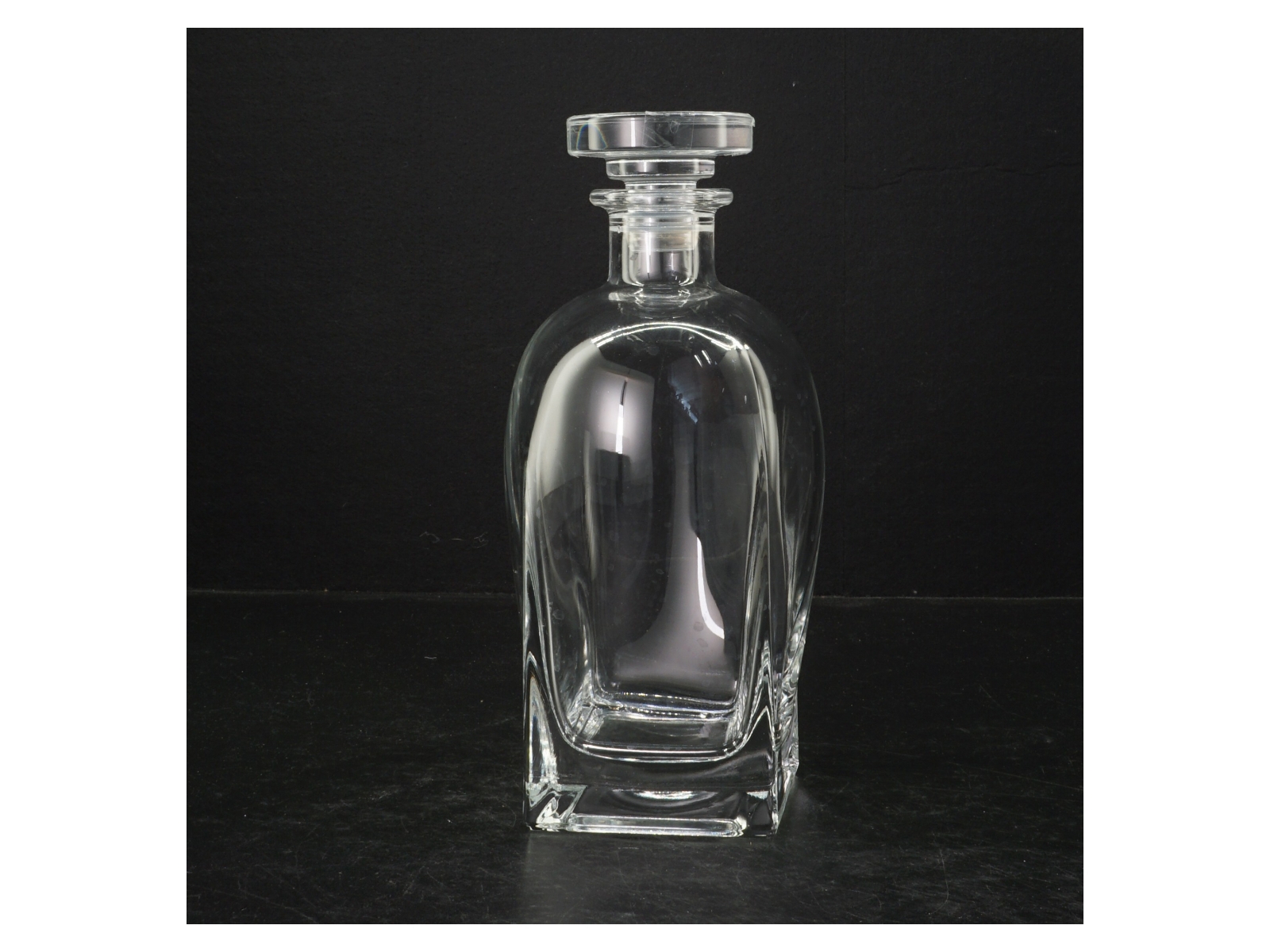Karaffel i glas med låg (str. 22 cm)