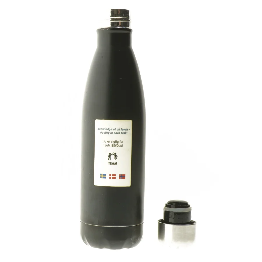 Sort termoflaske, 26 cm fra Harald Nyborg (str. 26 cm)