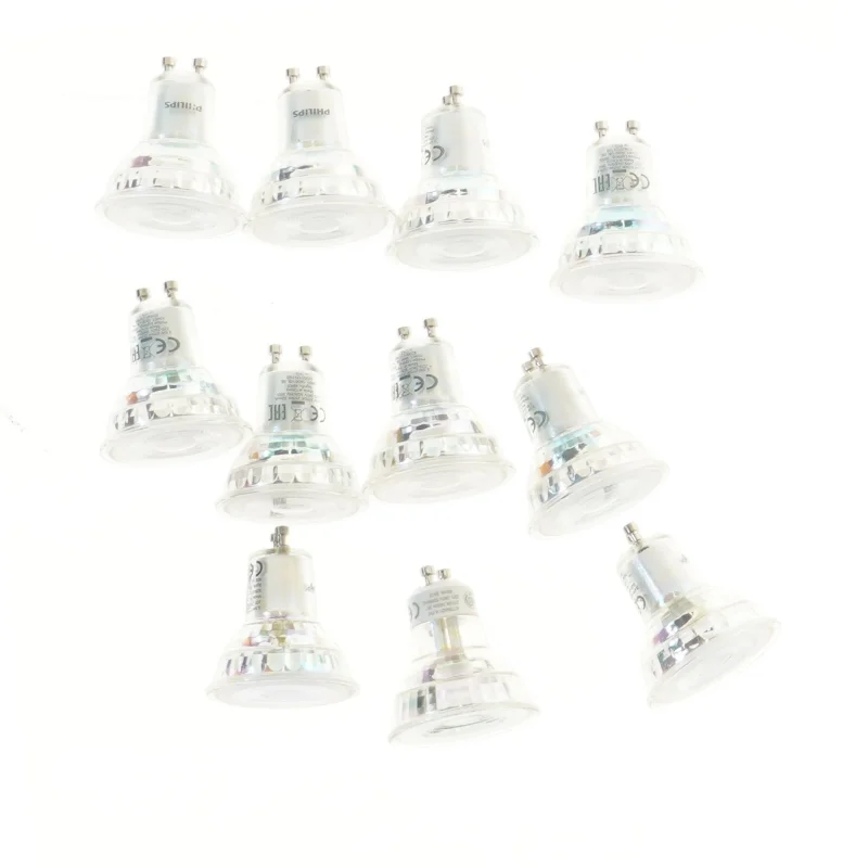 Philips LED pærer GU10, 11 stk fra Philips (str. 11 stk 6 cm)