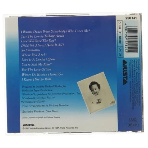 Whitney Houston CD album fra Arista