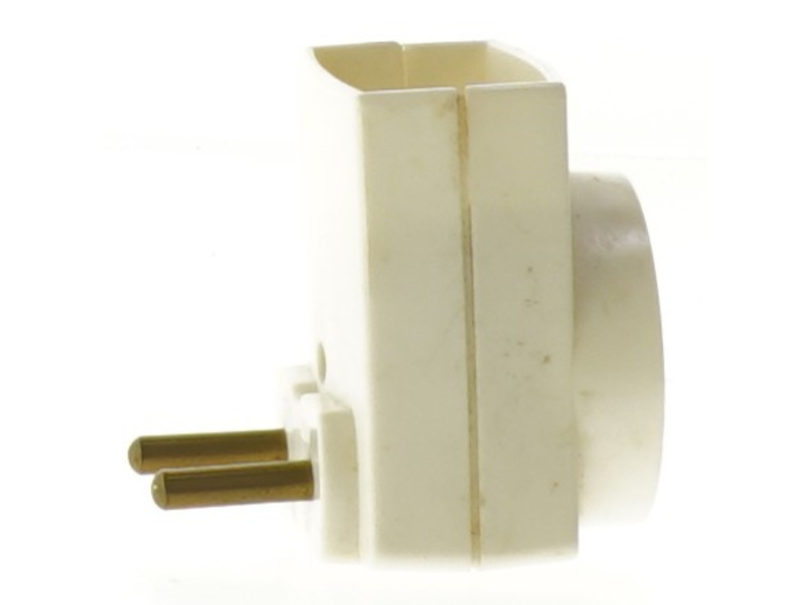 Hvid adapter stik