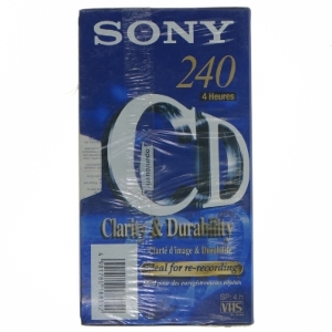 Sony VHS-kassette 240 minutter fra Sony (str. 19x10 cm)