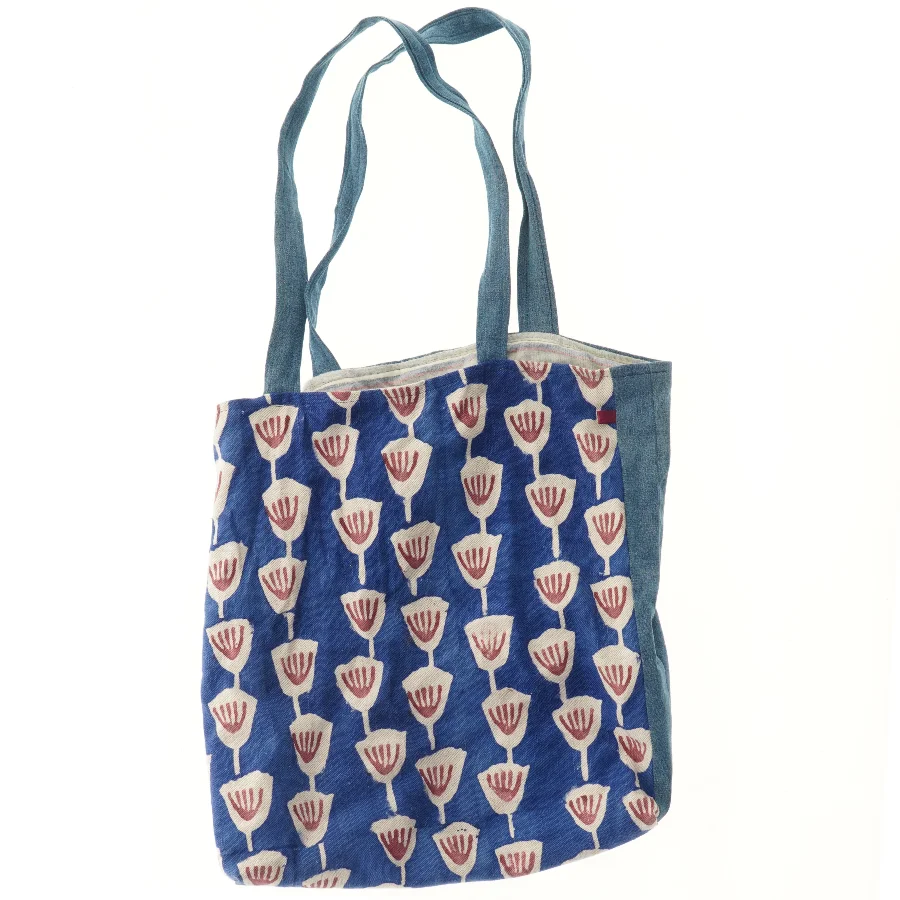 Stoftaske med blomsterprint (str. 45x45 cm)