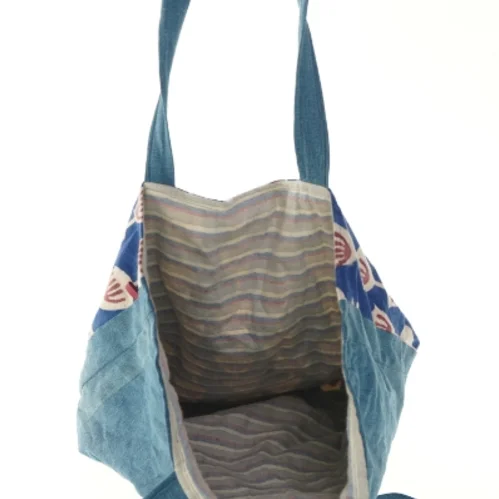 Stoftaske med blomsterprint (str. 45x45 cm)