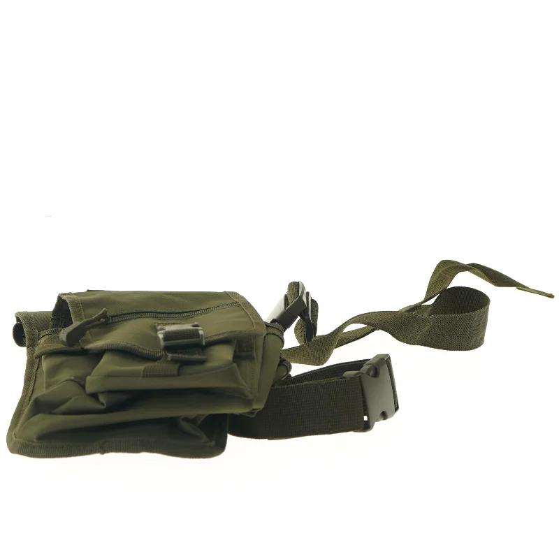 Grøn remtaske (str. 29x23 cm)