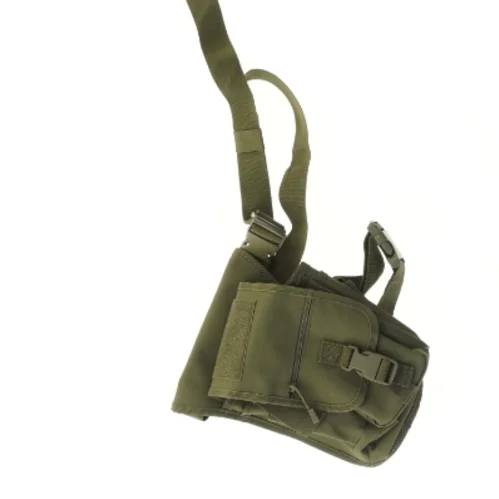 Grøn remtaske (str. 29x23 cm)