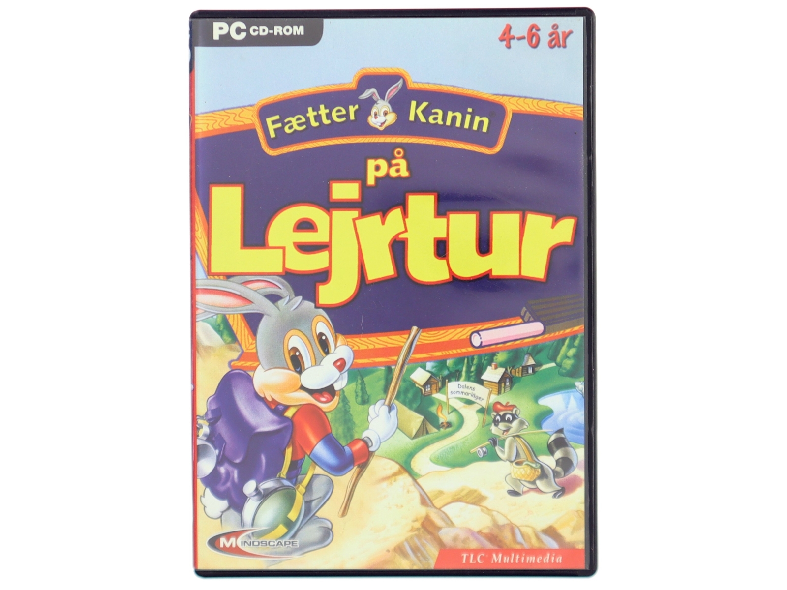 PC-spil 'Fætter Kanin på Lejrtur' fra Mindscape
