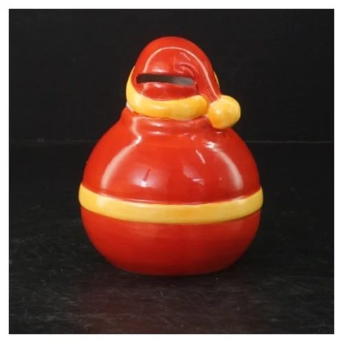 Julemand keramik sparebøsse (str. 14 cm)