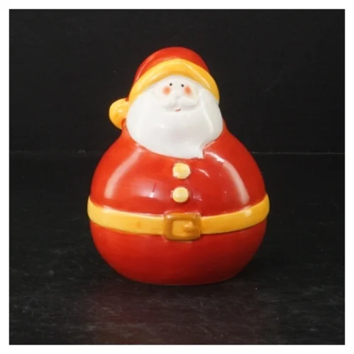 Julemand keramik sparebøsse (str. 14 cm)