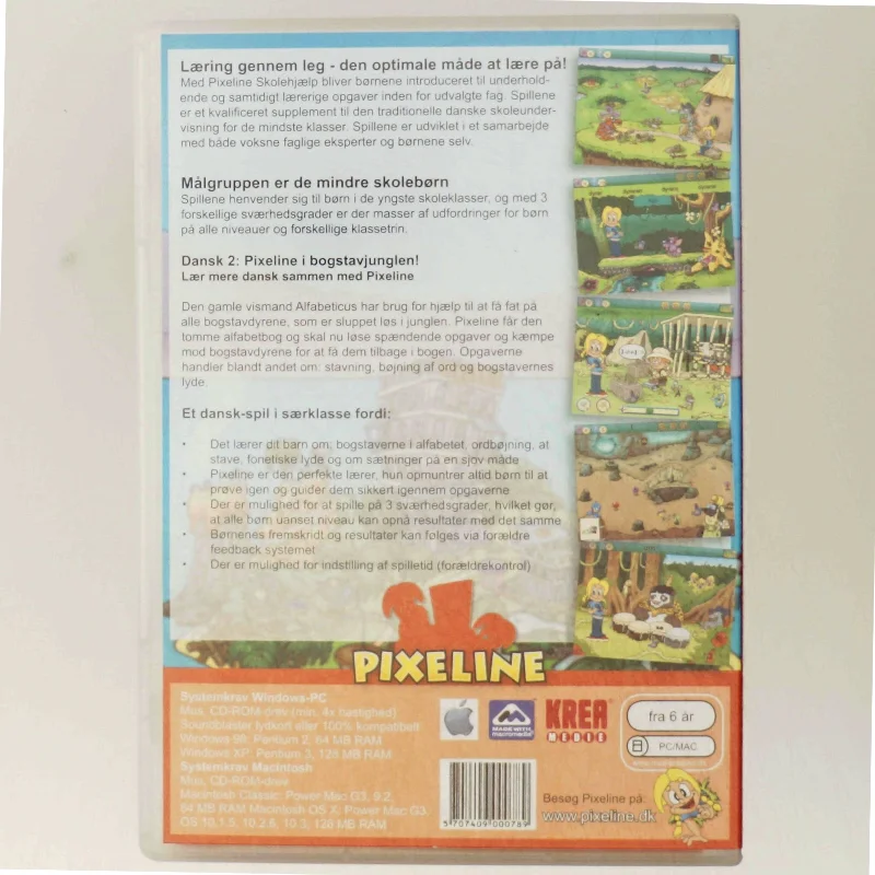 Pixeline Skolehjælp: Dansk 2 PC-spil