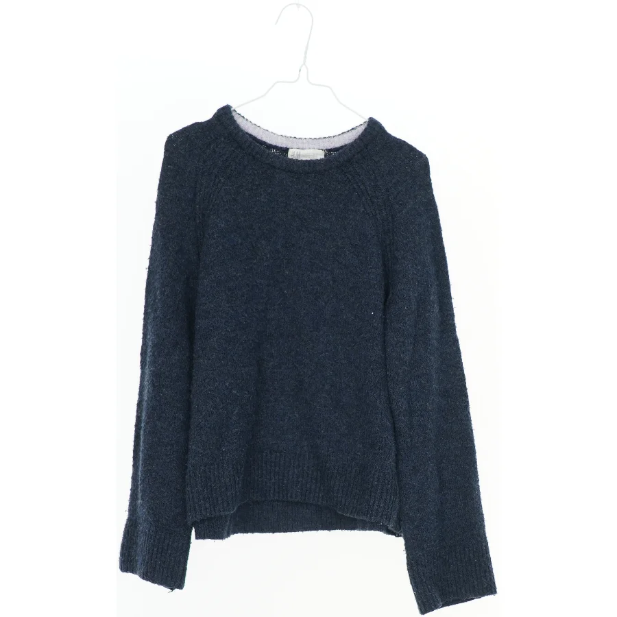 Mørkeblå uldtrøje fra H&M (str. 146)