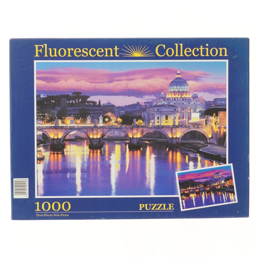 Fluorescent Collection puslespil 1000 brikker fra Clementoni (str. 1000 brikker 67,7x47,7 cm)