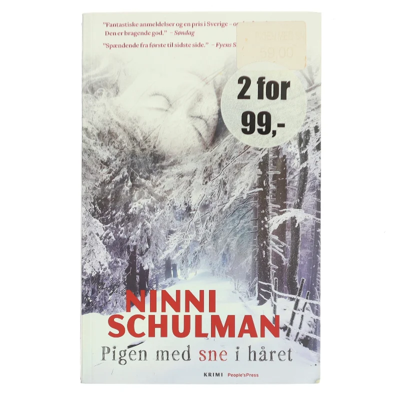 Pigen med sne i håret af Ninni Schulman (Bog)