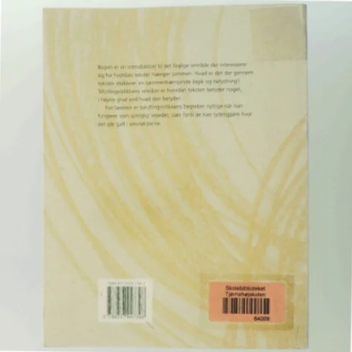 Grundbog i tekstlingvistik af Henrik Møller (f. 1942-08-11) (Bog)