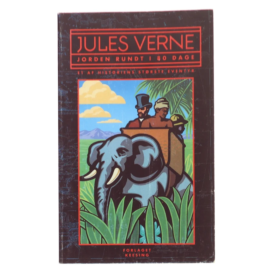Jorden rundt i 80 dage (Keesing) af Jules Verne (Bog)