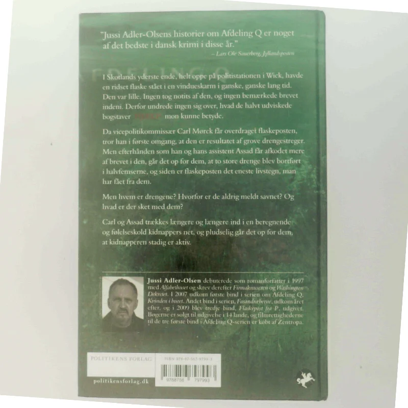 Flaskepost fra P af Jussi Adler-Olsen (Bog)