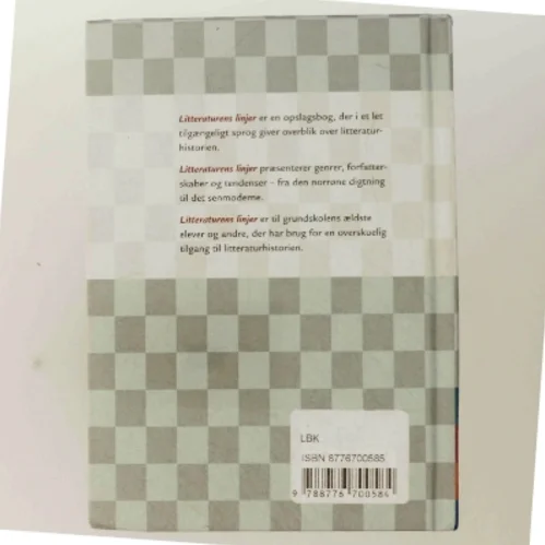 Litteraturens linjer - Lærebog i dansk fra Gyldendal