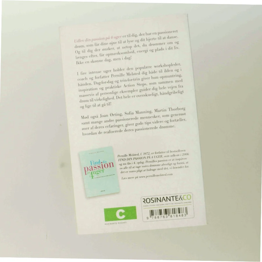 Udlev din passion på 4 uger : gør drøm til virkelighed : konkrete værktøjer af Pernille Melsted (Bog)