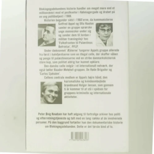 Blekinge Gade Banden af Peter Ovig Knudsen (Bog)