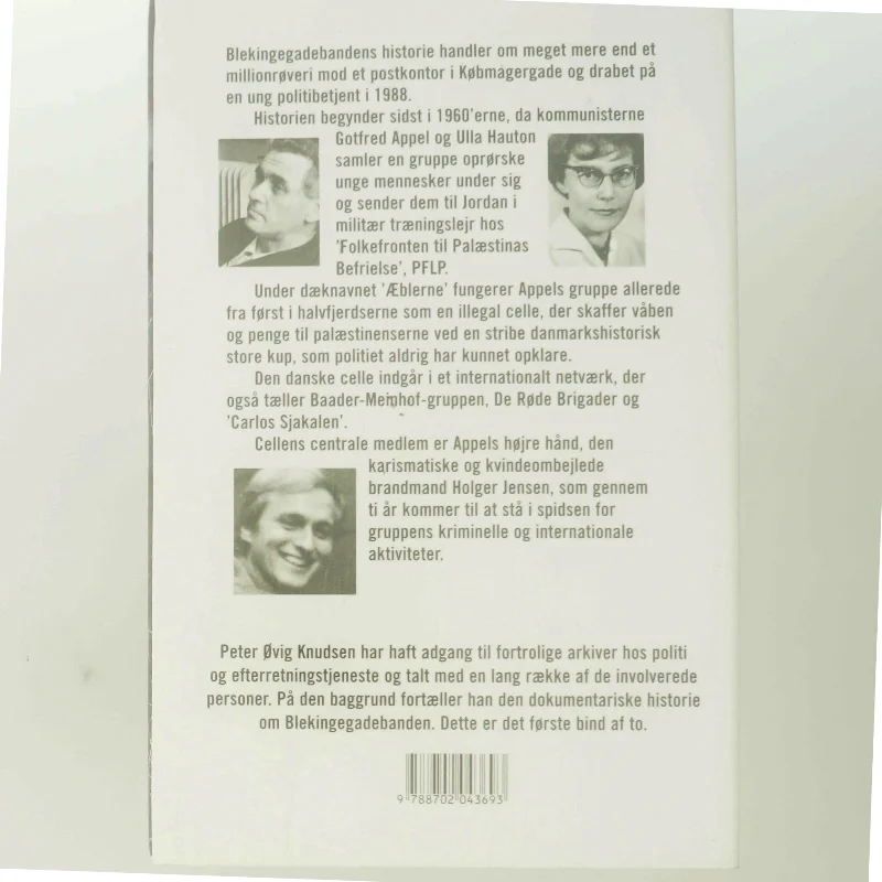 Blekinge Gade Banden af Peter Ovig Knudsen (Bog)