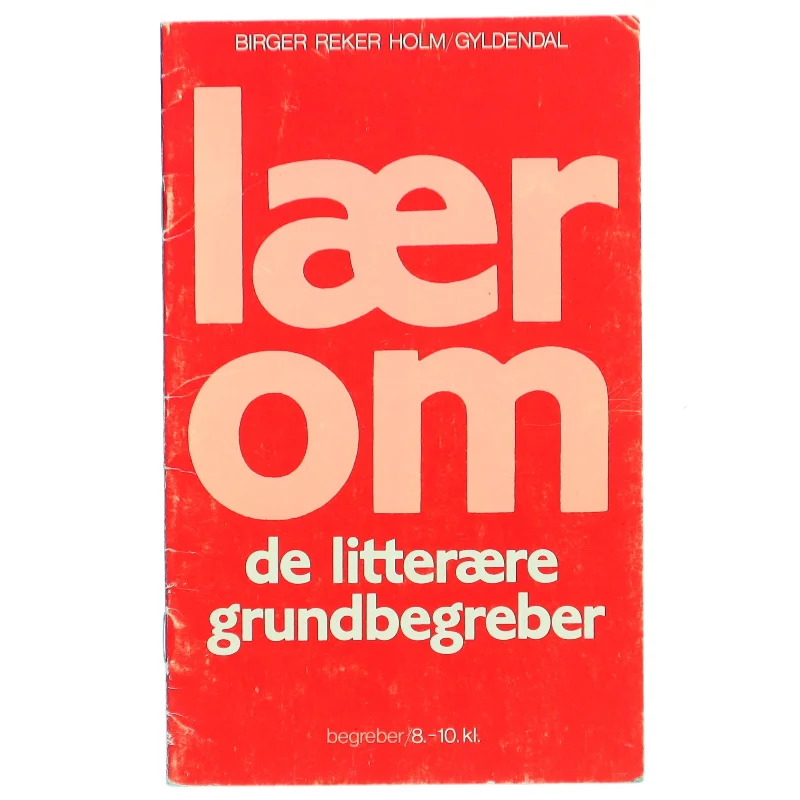 Lærebog i litterære grundbegreber fra Gyldendal