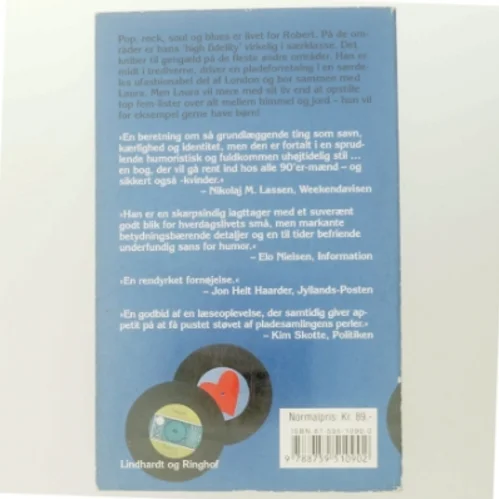 High fidelity af Nick Hornby (Bog)