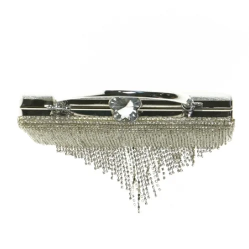 Aften clutch taske med rhinsten (str. 20x14 cm)