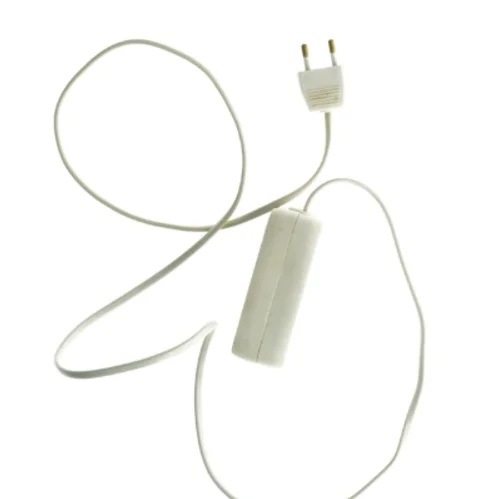 Hvid forlængerledning med 3 udtag