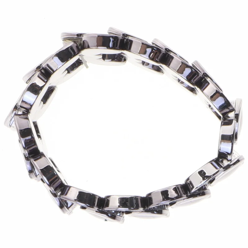 Metal strækarmbånd (str. Ø 5 komma 5 cm)