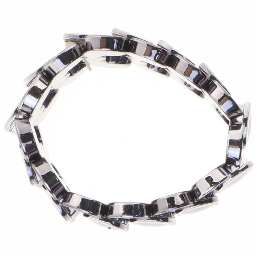 Metal strækarmbånd (str. Ø 5 komma 5 cm)