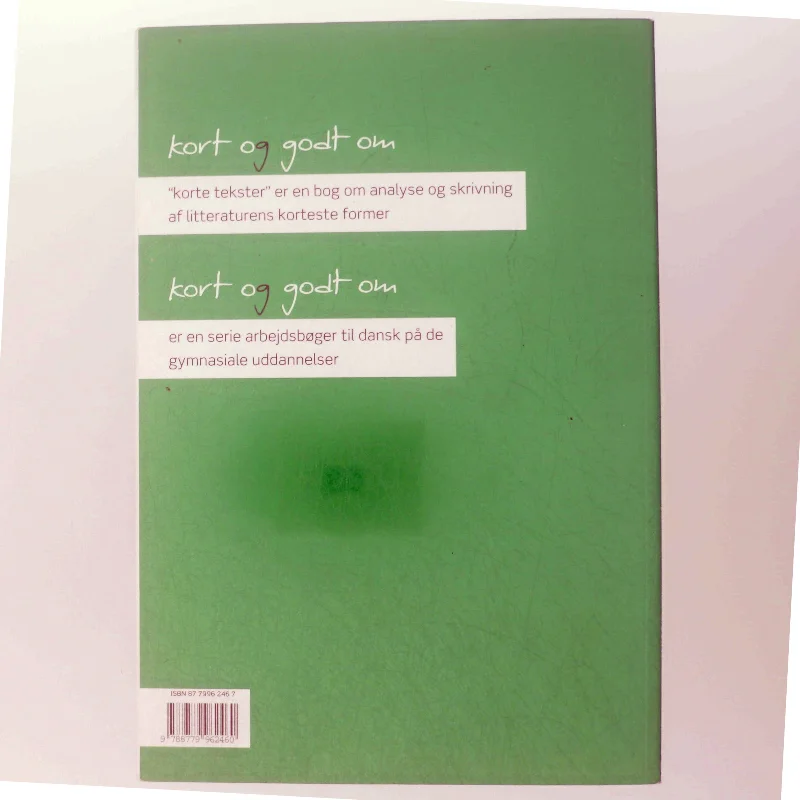 Kort og godt om korte tekster af Ellen Holmboe (Bog)