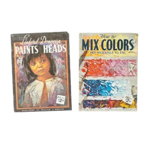 Vintage kunstbøger (str. 35 x 26 cm)