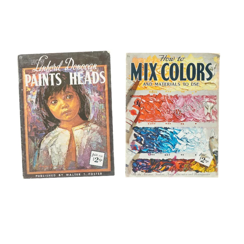 Vintage kunstbøger (str. 35 x 26 cm)